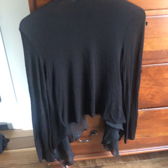 2b bebe black waterfall cardigan with sequins - Picture 3 of 4